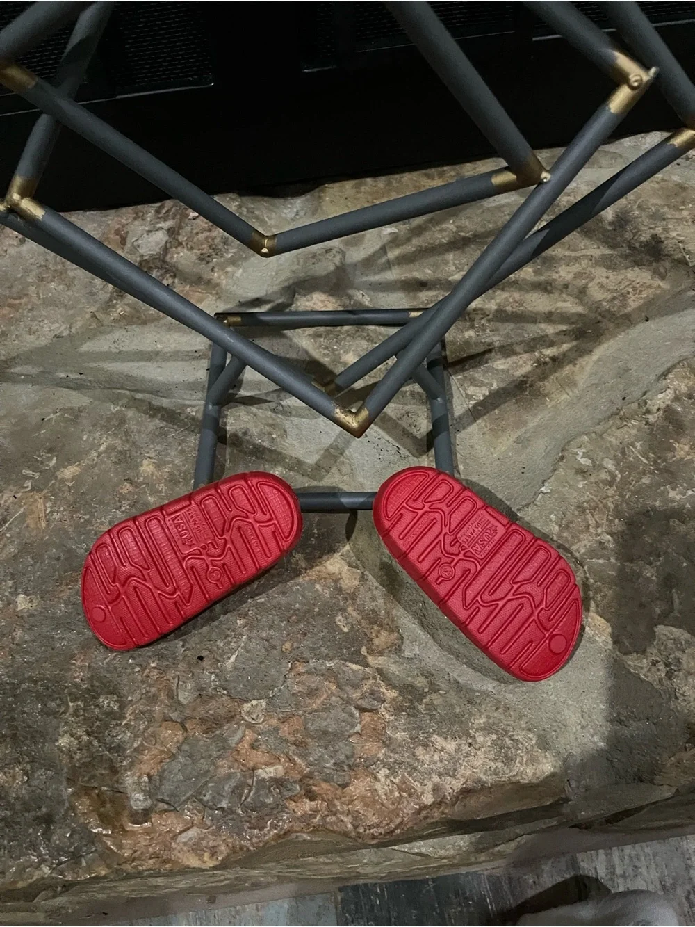 Kids Red Slip-On Clog Shoes - Comfortable Lightweight Design